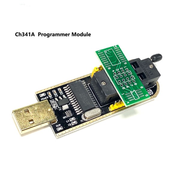 CH341 CH341A 24 25 Series EEPROM Flash BIOS USB Programmer Module and SOP8 SOIC8 Test Clip For EEPROM 24CXX 25CXX 93CXX