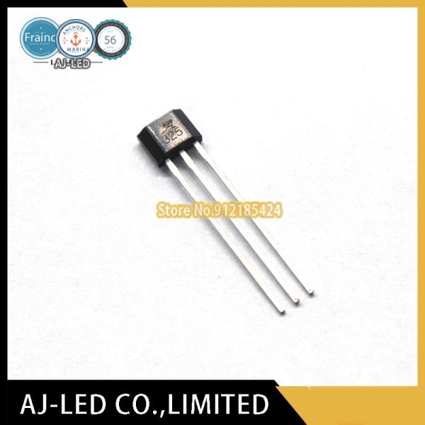 10pcslot A1325LUA-T linear Hall effect sensor element chip switch circuit analog output Mark:325