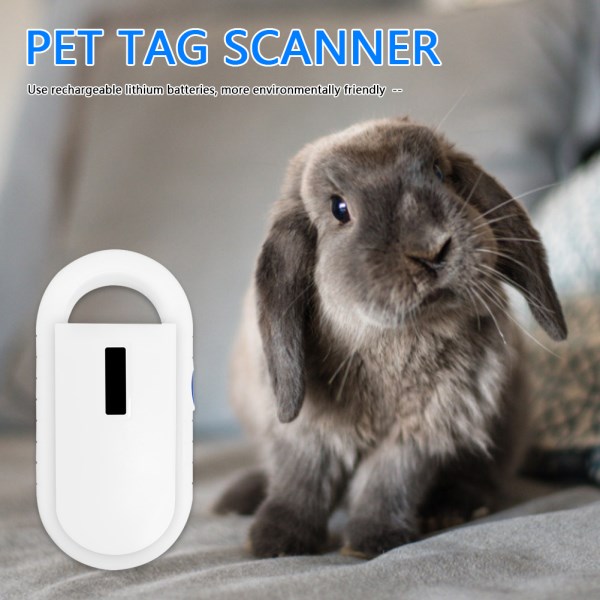Handheld Digital Pet ID Chip Scanner Rechargeable Animal Microchip RFID Reader Pet ID Reader Animal Chip Scanner