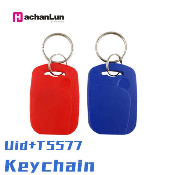 510pc UID+5577 RFID Tag Smart NFC Dual Chip IC+ID Composite Keychain 125KHZ EM4305 13.56MHZ Repeatable Erasable Access Card
