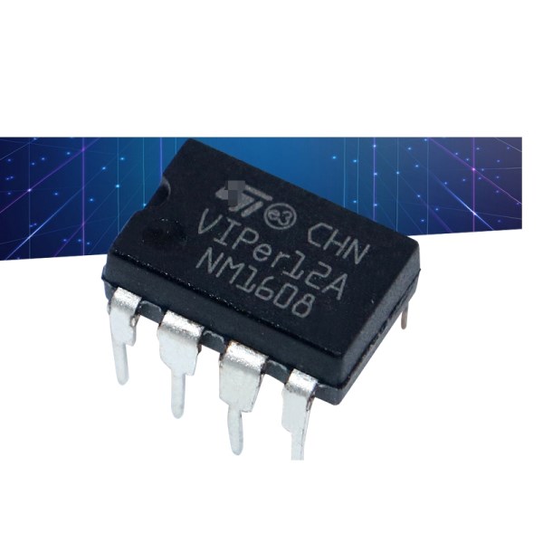 100PCS VIPer12A genuine original line switching power supply(SMPS)regulator chip DIP-8