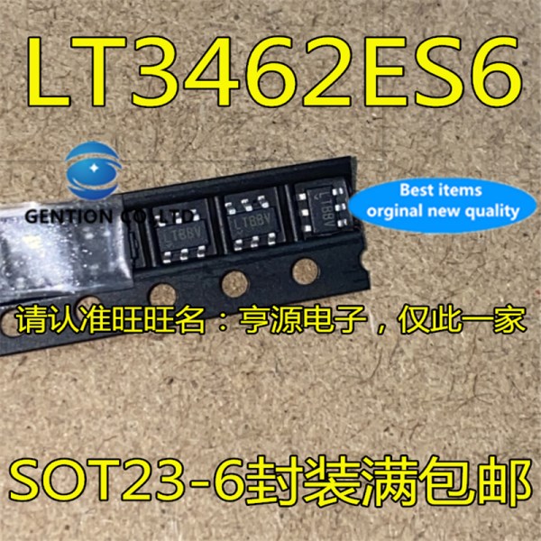 10Pcs LT3462 LT3462ES6 Silkscreen LTBBV SOT23-6 Switching regulator chip in stock 100% new and original
