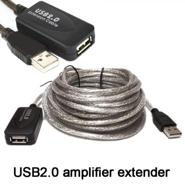 5101520M USB 2.0 Cable Male to Female Active Repeater Extension Extend MF USB to USB Cable Cord USB Adapter Amplifier Chip