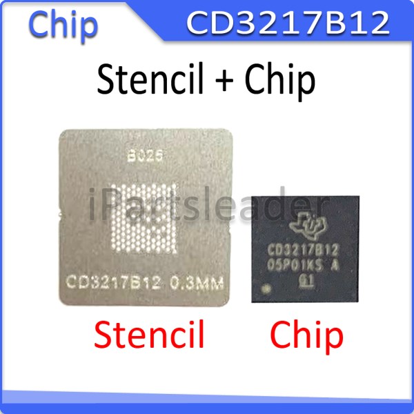 New CD3217B12 CD3217 CD3217B12ACER Chip with Stencil for Macbook Pro USB-C Port Controller IC Motherboard Repair