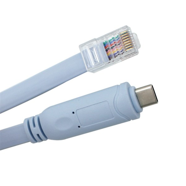 USB C Rj45 Cable Console Cable USB C To RJ45 Extension Cables RS232 FTDI Original Imported Chip For Cisco Router Switch Line