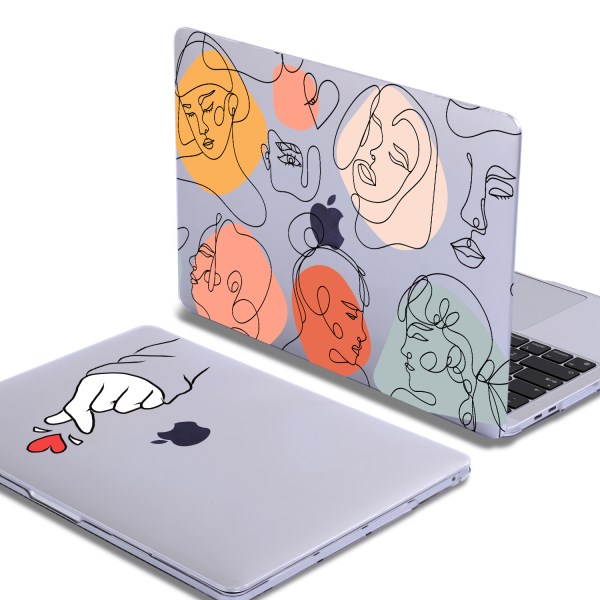 Laptop Case For Apple Macbook Air 13 A2681 M2 2022 Touch Bar ID Pro 14 A2442 A2485 Retina 15 16 inch 13.3 Cover Saccessories