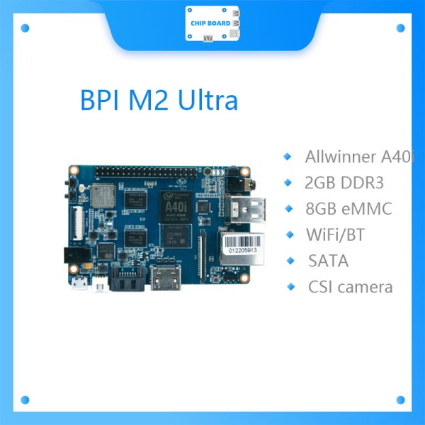 Banana Pi BPI M2 Ultra Quad Core A40i Allwinner chip Development board with WIFI&ampBT4.0,EMMC Flash memory on board