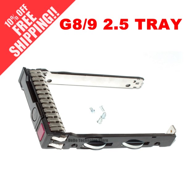 2.5'' SAS SATA HDD Caddy Bracket 651687-001 for HP G8 Gen8 Gen9 G9 DL380 DL360 DL160 DL385 2.5inch Server Tray with Chip