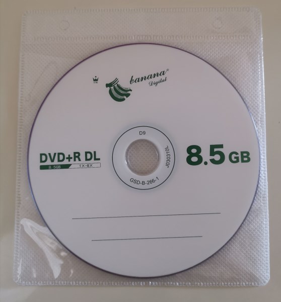 Wholesale DVD Disc DVD+R DL 8.5GB Dual Layer D9 8X Blank Disk 240Min 10pcsLot
