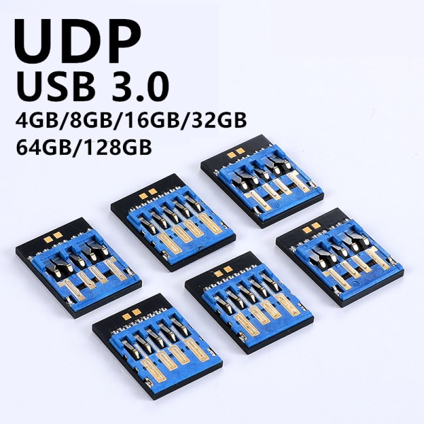2021 1PCS Wholesale UDP USB 3.0 memory flash 4GB 8GB 16GB 32GB 64GB short U disk semi-finished chip pendrive Free shipping