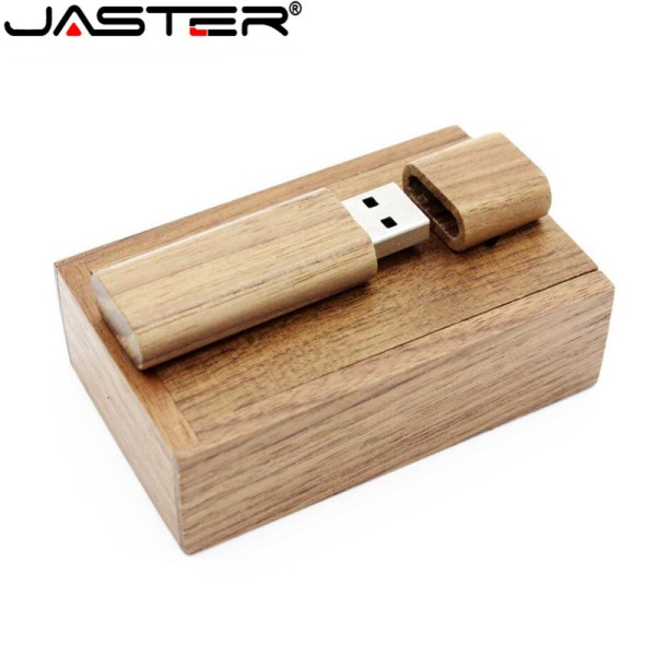 JASTER CustomWooden bamboo USB flash drive pen driver wood chips pen drive 4GB 16GB 32GB 64G USBcreative personal wedding LOGO