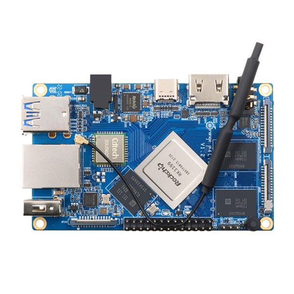 For Orange Pi 4 LTS Development Board RK3399 Chip Motherboard 4G Memory 16G EMMC Support Wifi+BT5.0