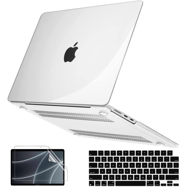 For MacBook Air 13.6 inch Case 2022 A2681 M2 Chip Retina Display Touch ID, Plastic Hard Shell&ampKeyboard Cover&ampScreen Protector