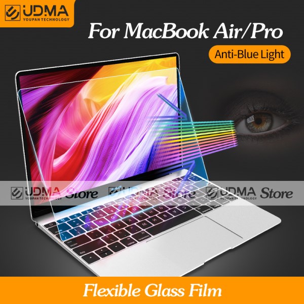 UDMA Anti-Blue Flexible Glass Film Laptops Screen Protector Macbook Air Pro 12 13 14 15 16inch M1 Chip A2337 A2338 A2485 A2442