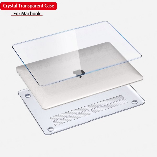 Crystal Laptop Case Cover for Macbook Air 13 A2337 A1990 2020 A2338 M1 Chip Pro 13 12 11 15 for Macbook Pro 14 16 Shell