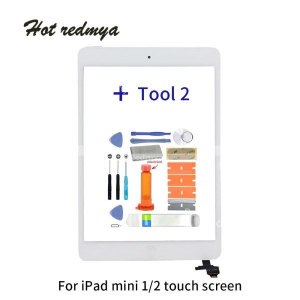 Touch Screen For iPad Mini 1 Mini 2 A1432 A1454 A1455 A1489 A1490 A149 Touch Screen Digitizer Sensor + IC Chip