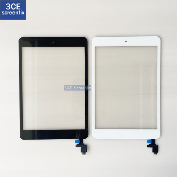 Original for iPad mini 1 2 A1432 A1454 A1455 A1489 A1490 A1491 Touch Screen Digitizer Glass Replacement + Home button + IC chip