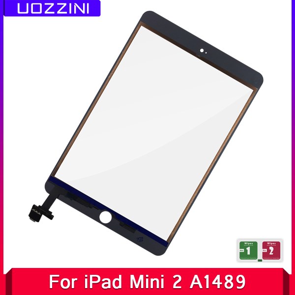 New Tested Touch Panel For iPad Mini 2 A1489 A1490 MINI2 Touch Screen Digitizer Sensor + IC Chip WithNo Key