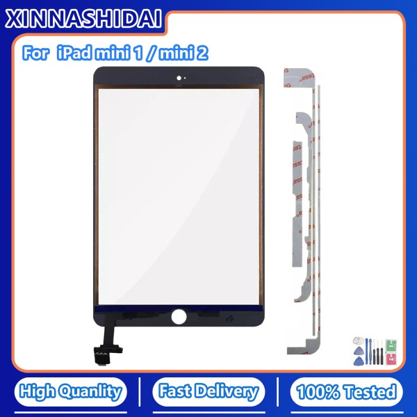 Touch Screen For iPad Mini 1 Mini 2 A1432 A1454 A1455 A1489 A1490 A149 Touch Screen Digitizer Sensor + IC Chip