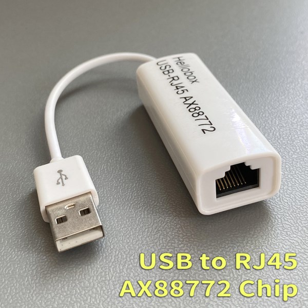 USB To LAN Adapter for Hellobox Satellite TV Receiver AX88772 Chip LAN Cable Adapter USB2.0 to Fast Ethernet Adapter