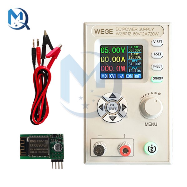 WZ6012 LCD High-power Adjustable Digital Controlled DC Power Supply Step-Down Buck Module 60V 12A Communication Version