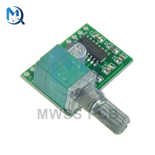 2.5V 5.5V Mini PAM8403 2 Channel USB Digital Audio Power Amplifier Board Module 2 x 3W Volume Control With Potentionmeter Switch