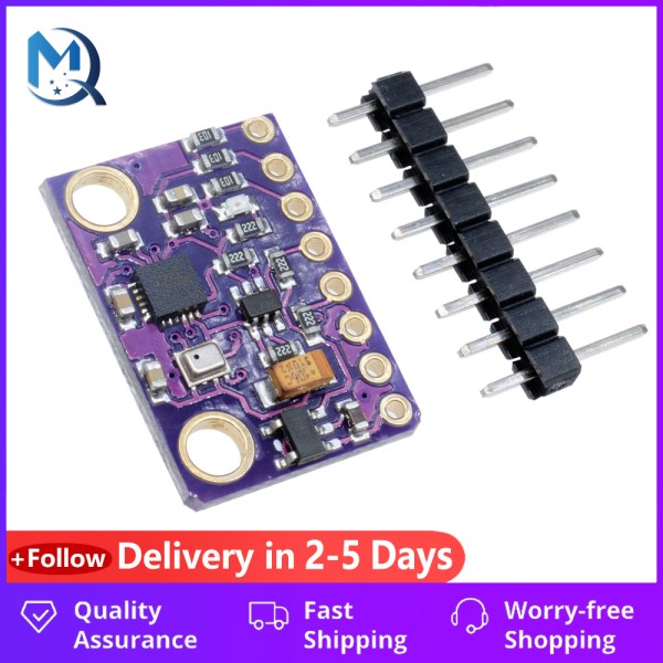 MPU-9250 MPU9250 BMP280 SPI IICI2C 10DOF Acceleration Gyroscope Compass 9-Axis Sensor Board Module GY-91 For Arduino 3-5V