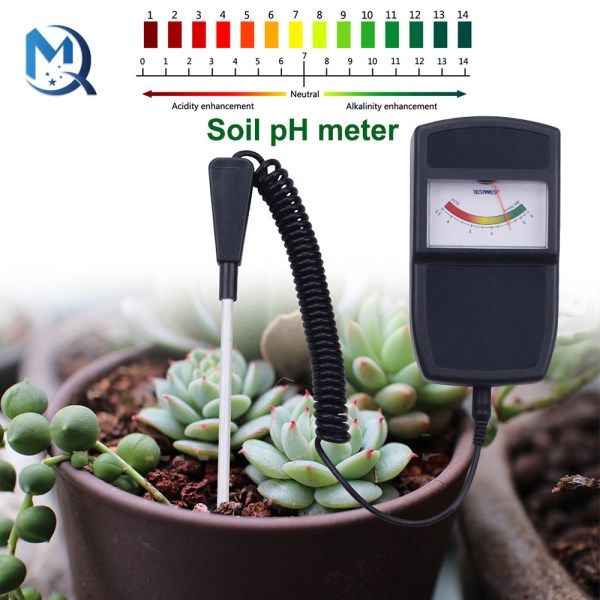 Soil PH Meter Sunlight PH Tester Garden Flowers Soil Moisture Sensor Meter Plants Acidity Humidity PH Monitor Detector