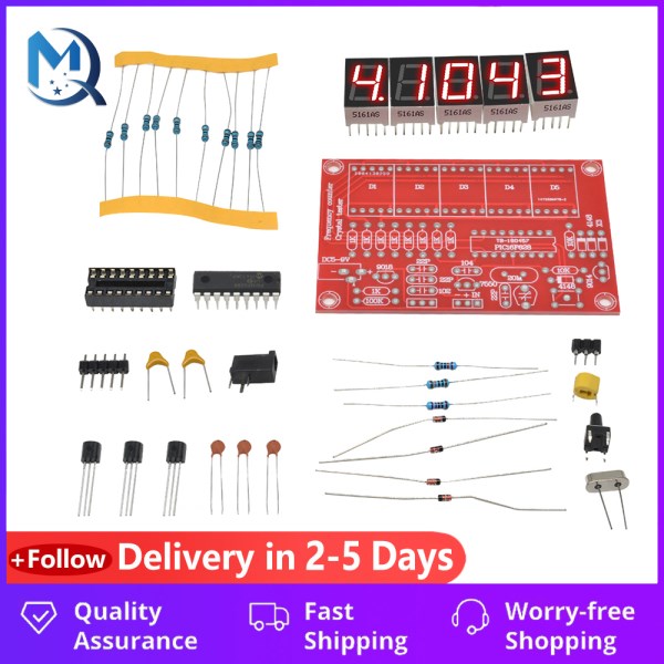 XR2206 Function Signal Generator DIY Kit Sine Triangle Square Wave Function Generator with Acrylic Protect Case