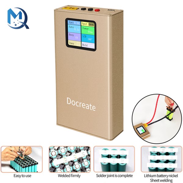 Mini Spot Welding Machine For 18650 Battery Pack DIY Spot Welder With 1.8 Inch Color OLED Display 10000mAh Sequre