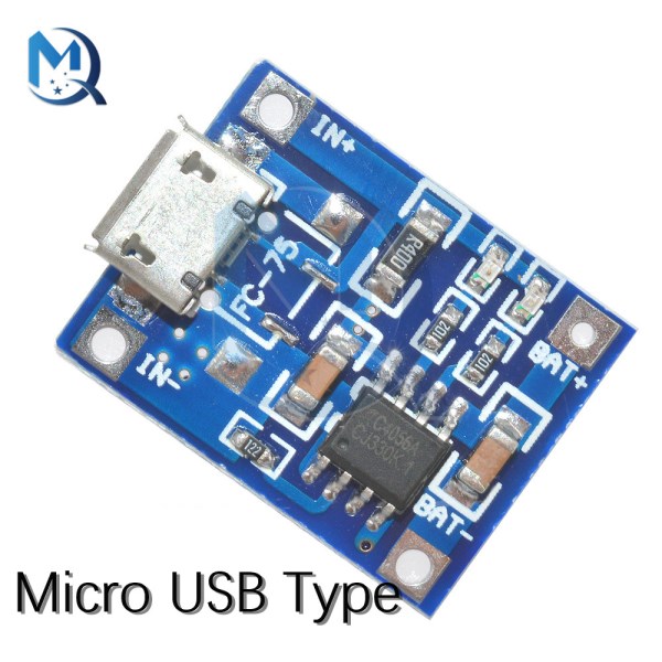 TP4056 Charging Board 5V Micro USB 1A 18650 TP4056 Lithium Battery Charging Board With Protection Charger Module