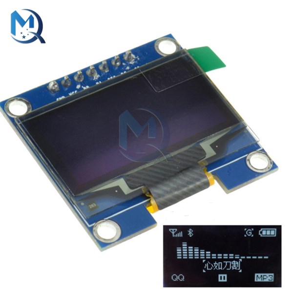128*64 LCD 1.3 inch OLED Display Module Screen WhiteBlue Color 7 Pin IIC I2C Interface SH1106 Driver Controller For Arduino