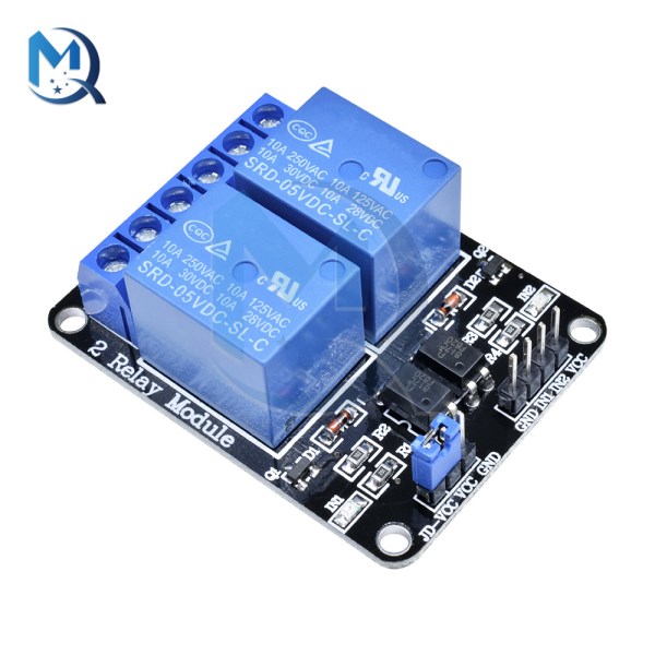 1 2 Channel Timer Delay Switch Controller Board DC 5V Relay Module with Optocoupler Isolation For Arduino Smart Home Appliance