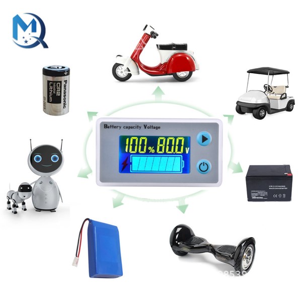 10-100V Universal Battery Capacity Voltmeter Tester LCD Car Lead-acid Indicator Digital Voltmeter Voltage Tester Monitor