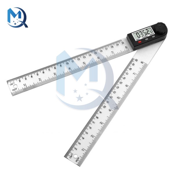 Digital LCD Display Angle Ruler 0-200mm 360 Degree Electronic Goniometer for Woodworking Drawing inclinometer Measuring Tool