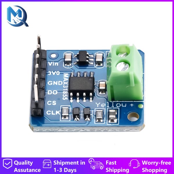 MAX31855 K Type Sensor Module K Type Thermocouple Breakout Board Temperature Measurement Degrees Sensor -200to+1350