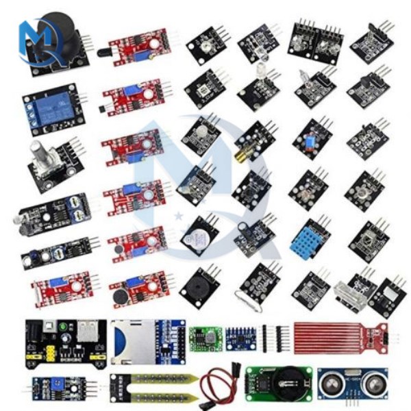 45 Sensor Module Kits Upgrade Version 45 in 1 Sensors Modules Starter Assortment DIY Kit for Arduino Raspberry pi R3 MEGA2560