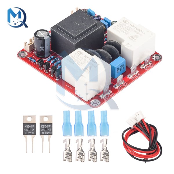 110V220V Temperature Protection Board Power Amplifier Power Delay Soft Start 2000W for Class A High-power Amplifiers