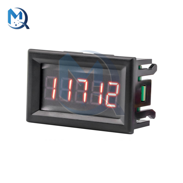 DC 3.3-5V 5 Digit LED Digital Tube Digital Meter Head Brushless Motor Dedicated Tachometer 0.15HZ