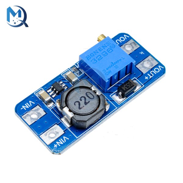 MT3608 2A Power Supply Module DC-DC Step Up Converter Booster 2V-24V to 5V 9V 12V 28V Boost Board for Arduino Power Bank Charger