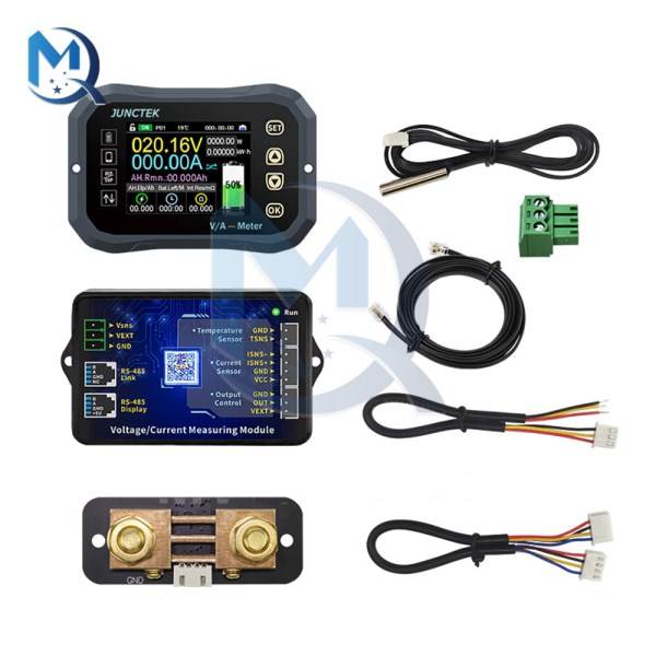 KG-F 110F 140F 140F Coulomb Meter Multi-Function Volt-Ampere Meter Power 2.4inch Display Battery Ammeter 100A 400A 600A