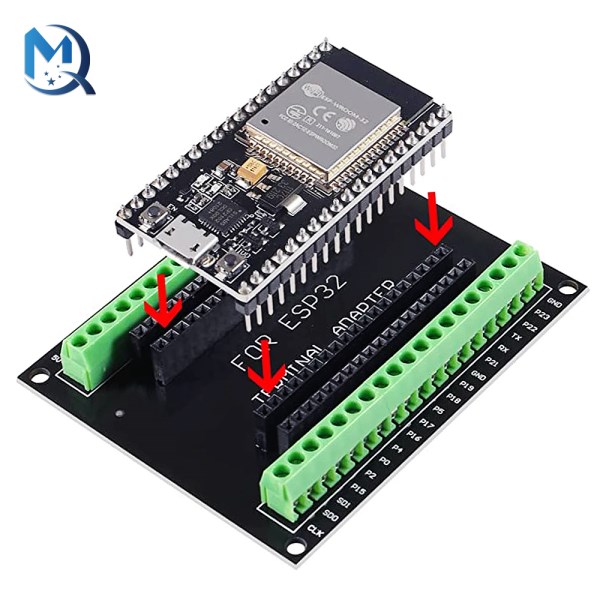 ESP12E Breakout Board GPIO 1 into 2 Compatible with NodeMCU-32S NodeMCU V3 Lua 3038Pin GPIO Expansion Board Development Board