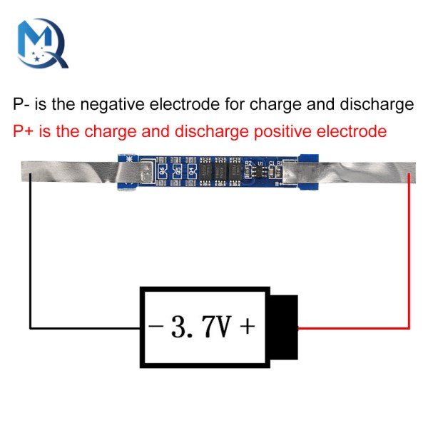 1S 3.7V 18650 Lithium Battery Protection Board Li-ion Polymer Battery BMS PCM PCB 2.5A 4.5A 5A 6A 9A Lipo Power Bank Cell