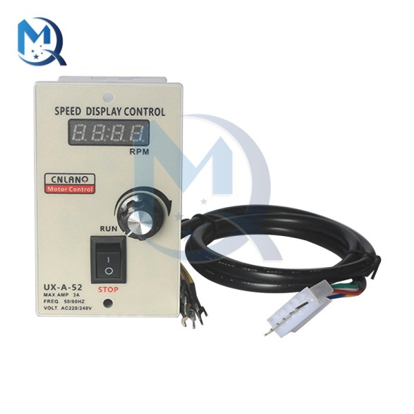 Precision Regulator Controller AC 220V Digital Display UX-52A Motor Speed Controller Forward and Reverse 5060hz 90-1400 rpm