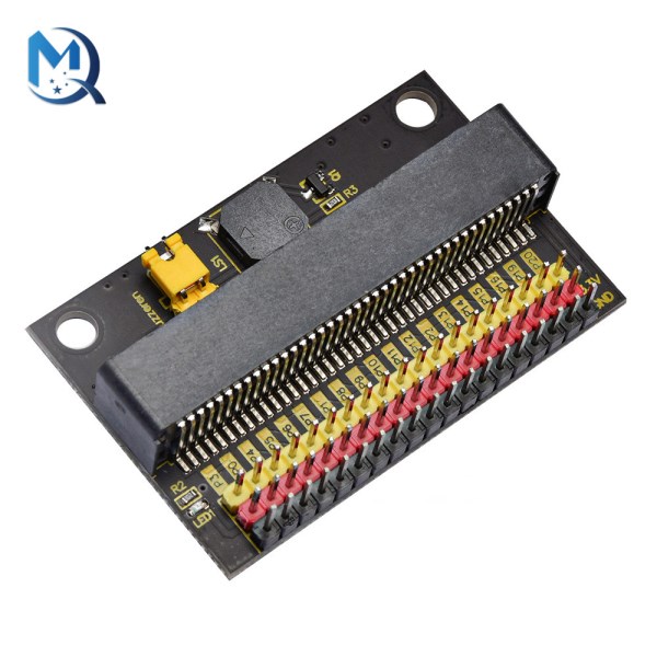 Micro Bit Expansion Board With LED Work Indicator Communication IIC or SPI IO BIT Teaching Programming Adapter Board Buzzer