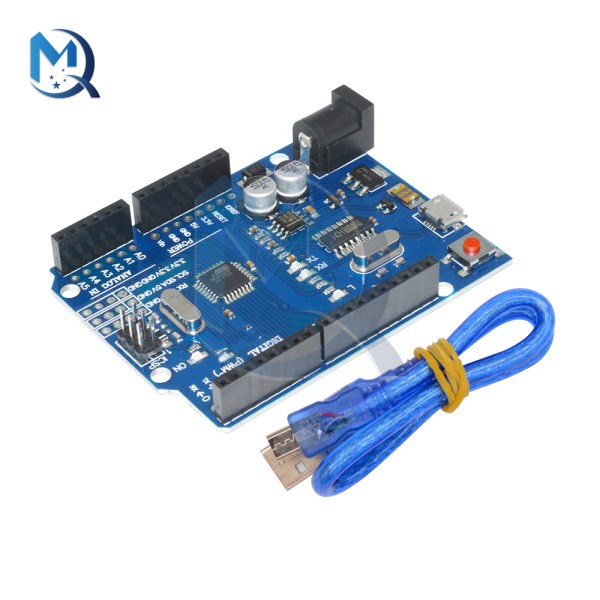 R3 MEGA328P CH340G Board Micro USB Interface ATMEGA328P-AU Controller Module Replace ATmega16U2 Cool Version With Cable