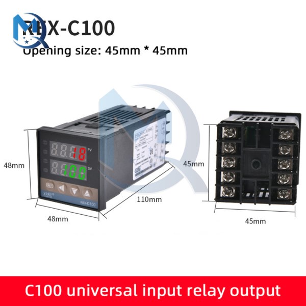 Temperature Controller REX-C100 Digital PID Temperature Controller Universal Input Solid State Output MV AN 220V For Oven Use