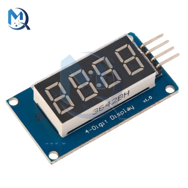 0.36 inch TM1637 4-Digit Digital Tube Clock Display Module Red Blue Board Clock RED Anode Digital Tube For Arduino