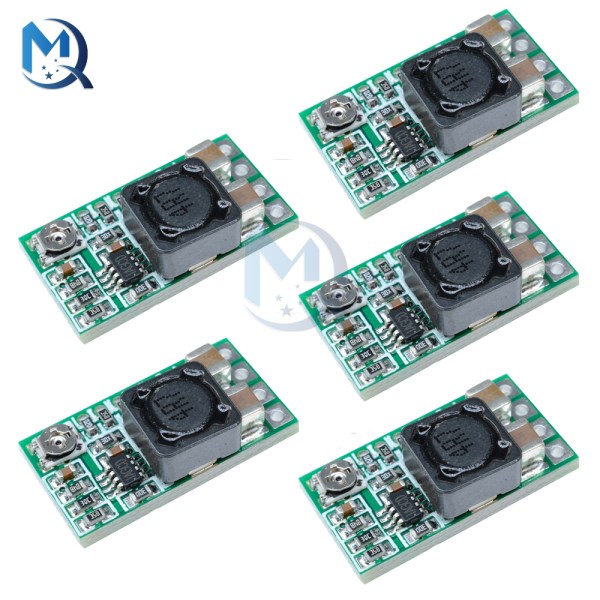 5pcs Mini DC-DC 12-24V To 5V 3A Step Down Power Supply Module Voltage Buck Converter Adjustable 97.5% 1.8V 2.5V 3.3V 5V 9V 12V