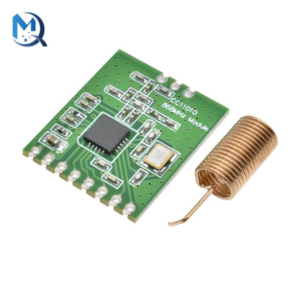 CC1101 Wireless Module Long Distance Transmission Antenna 868MHZ SPI Interface Low Power M115 For FSK GFSK ASK OOK MSK 64-byte